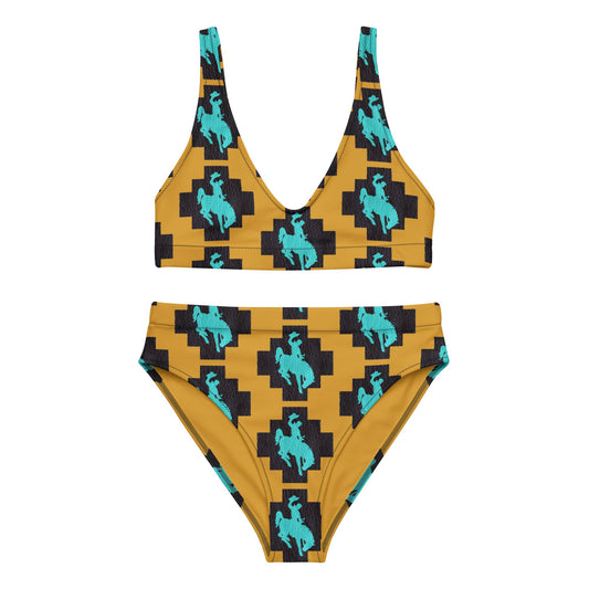 Yeehaw Turquoise Bronc Bikini M