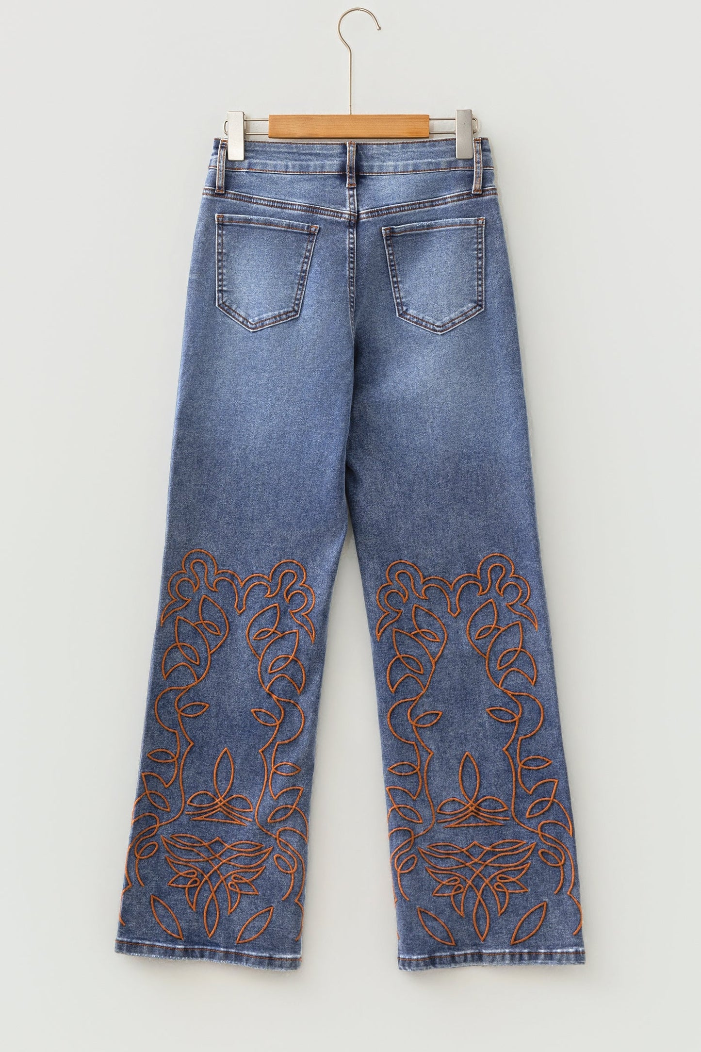 Bootstitch Embroidered Jeans w/ Pockets 29" inseam