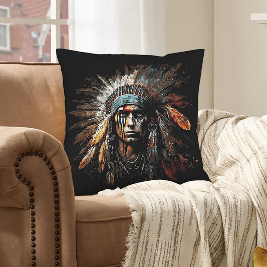 Baha Ranch Painted Native Velvety Soft Pillow Case Made in America