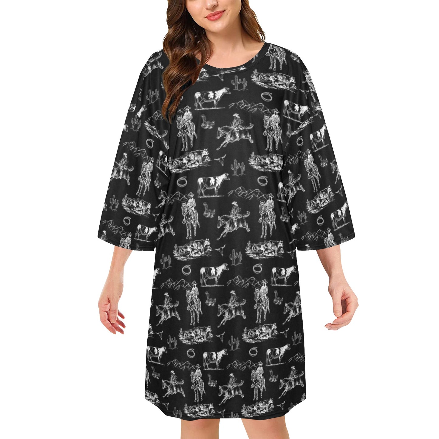 Ranch Life Oversized Sleep Shirt