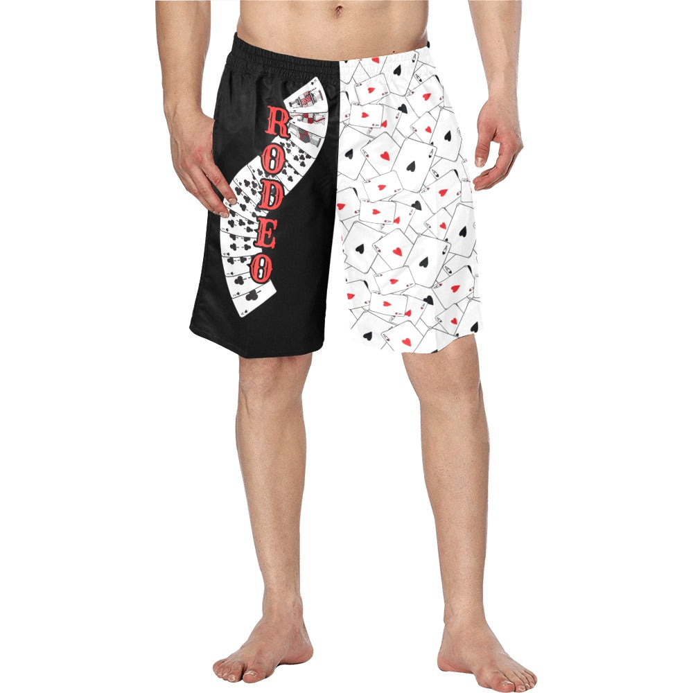 Rodeo Vegas Mens Western Swim Trunks Shorts