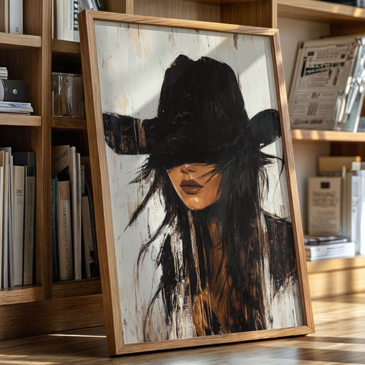 Outlaw Grace Western Cowgirl Portrait