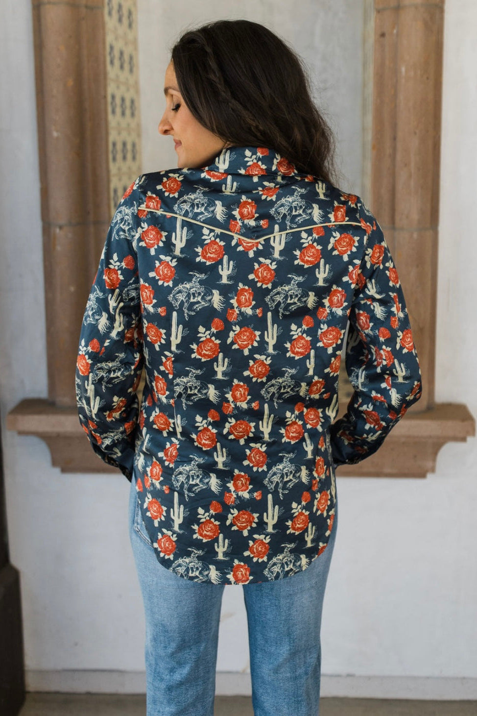 Rodeo Quincy Ride Sally Ride Button Up