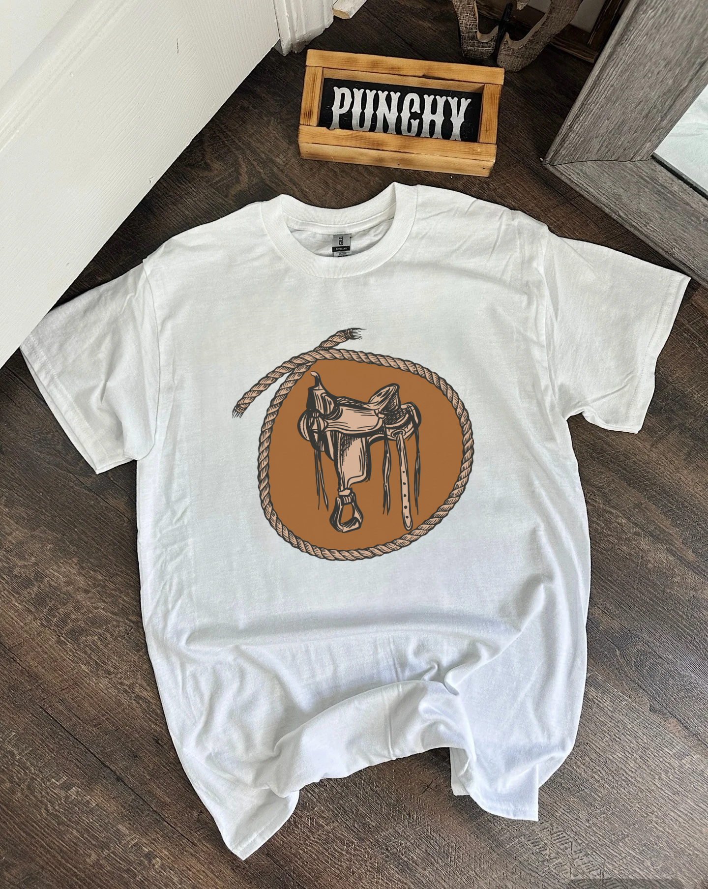 Saddle Up TEE or CREWNECK