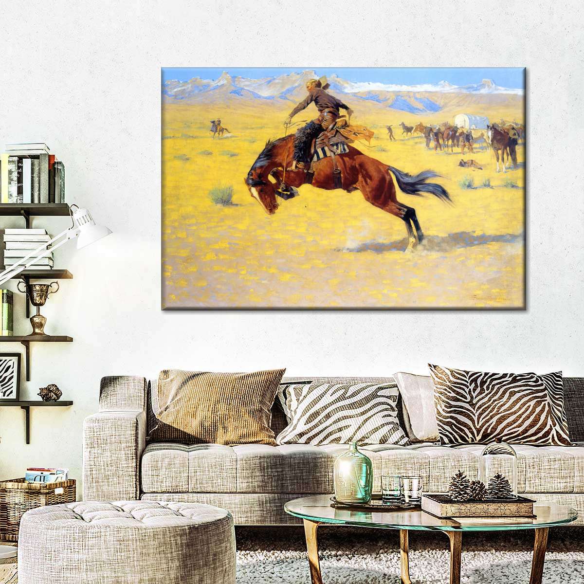 A Cold Morning On The Range Wall Art