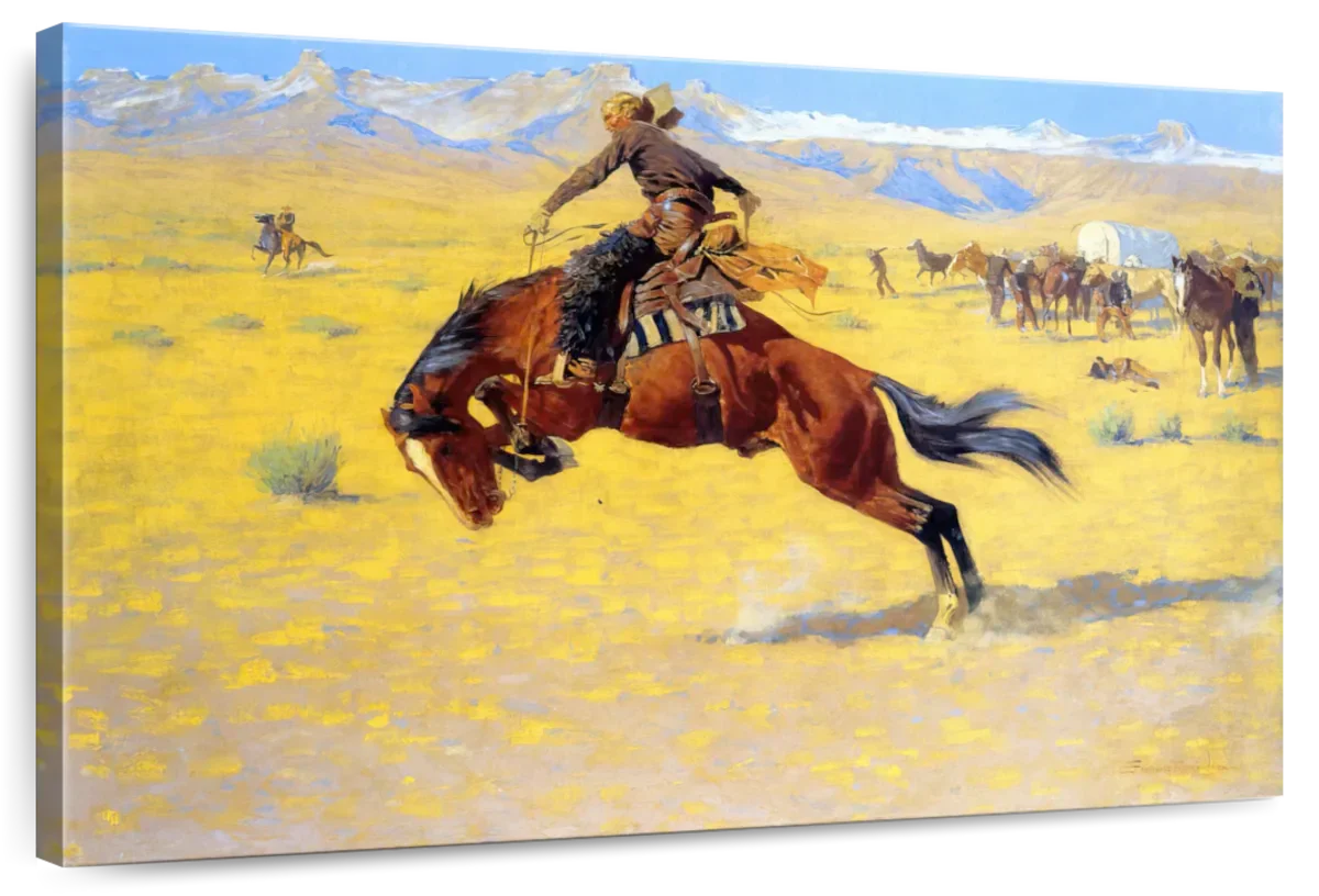 A Cold Morning On The Range Wall Art