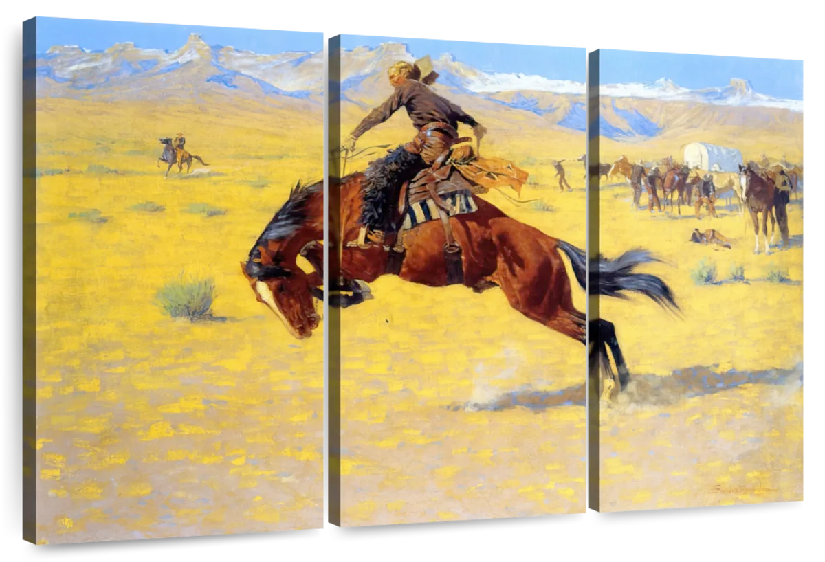 A Cold Morning On The Range Wall Art