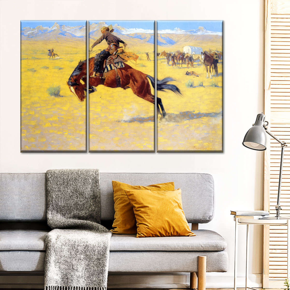 A Cold Morning On The Range Wall Art