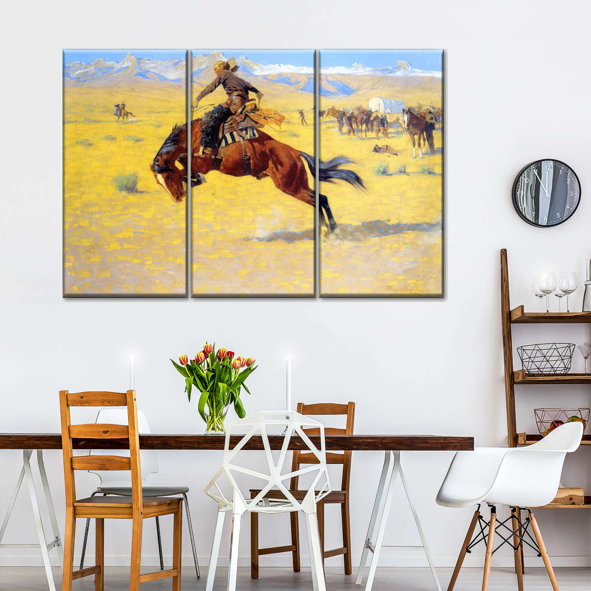 A Cold Morning On The Range Wall Art