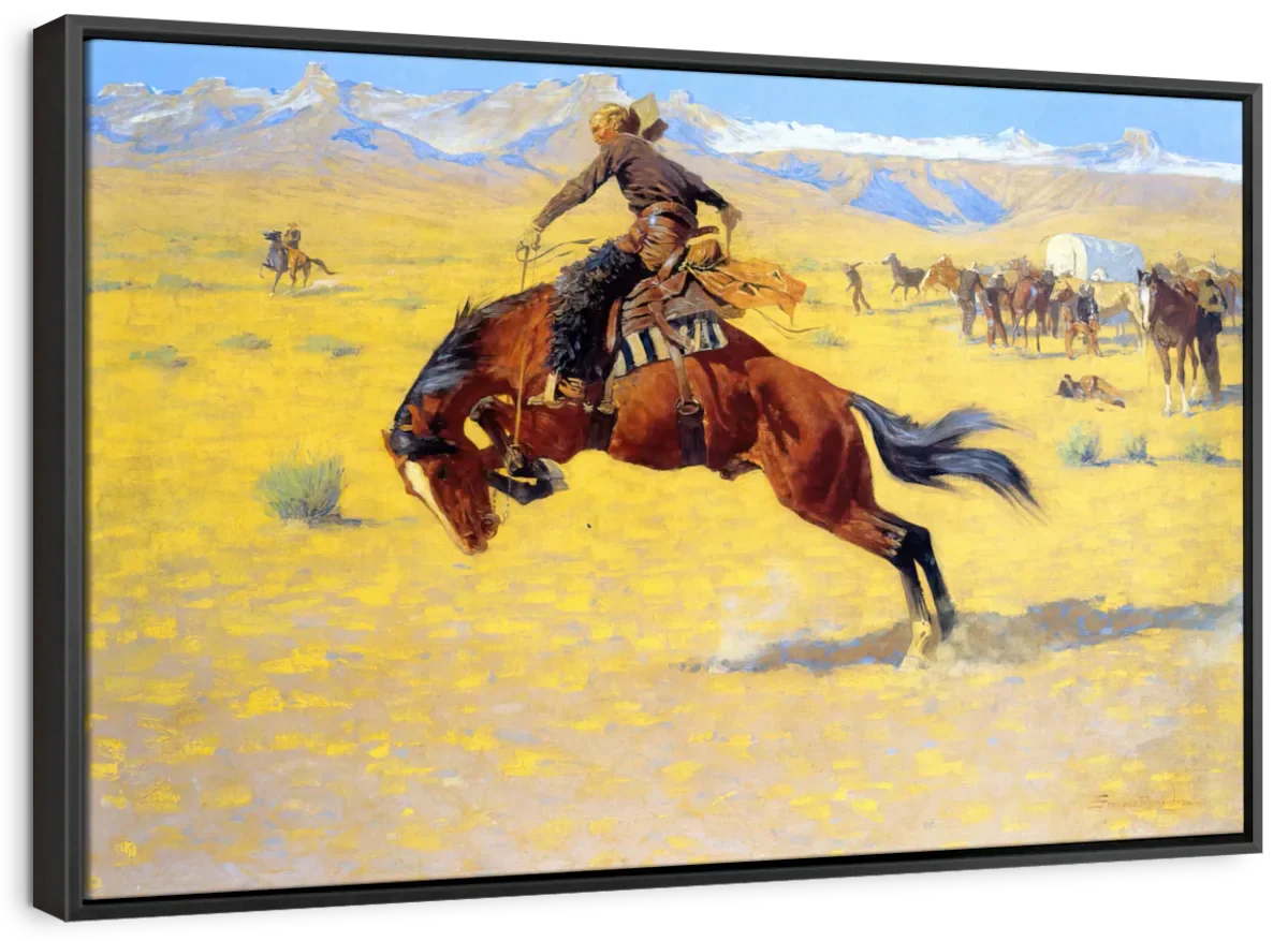 A Cold Morning On The Range Wall Art