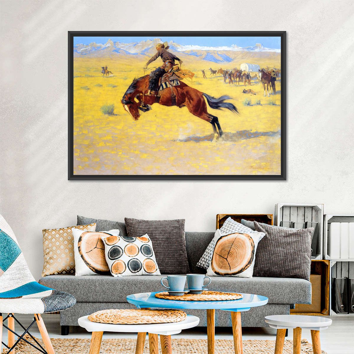 A Cold Morning On The Range Wall Art