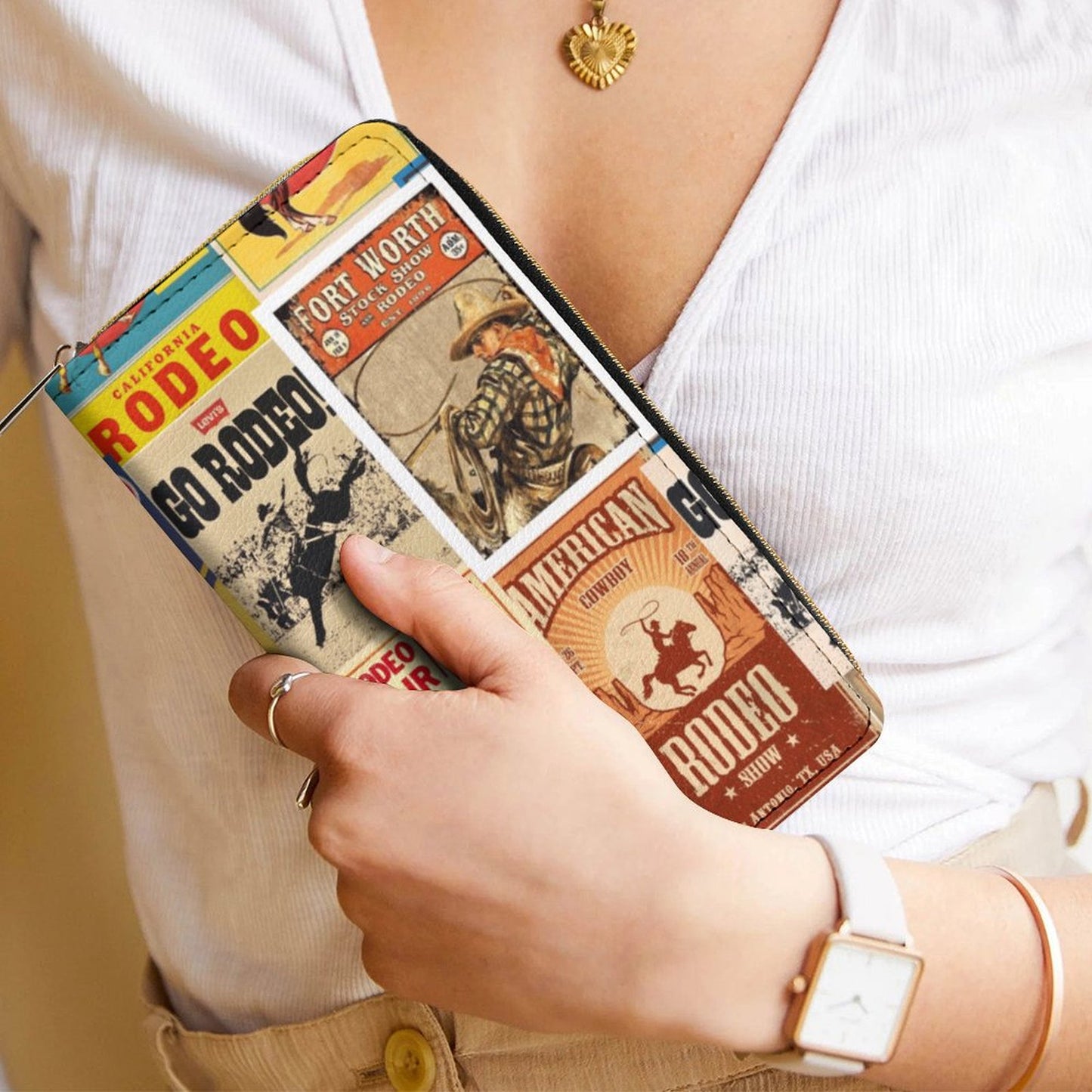 Vintage Rodeo Poster Wallet