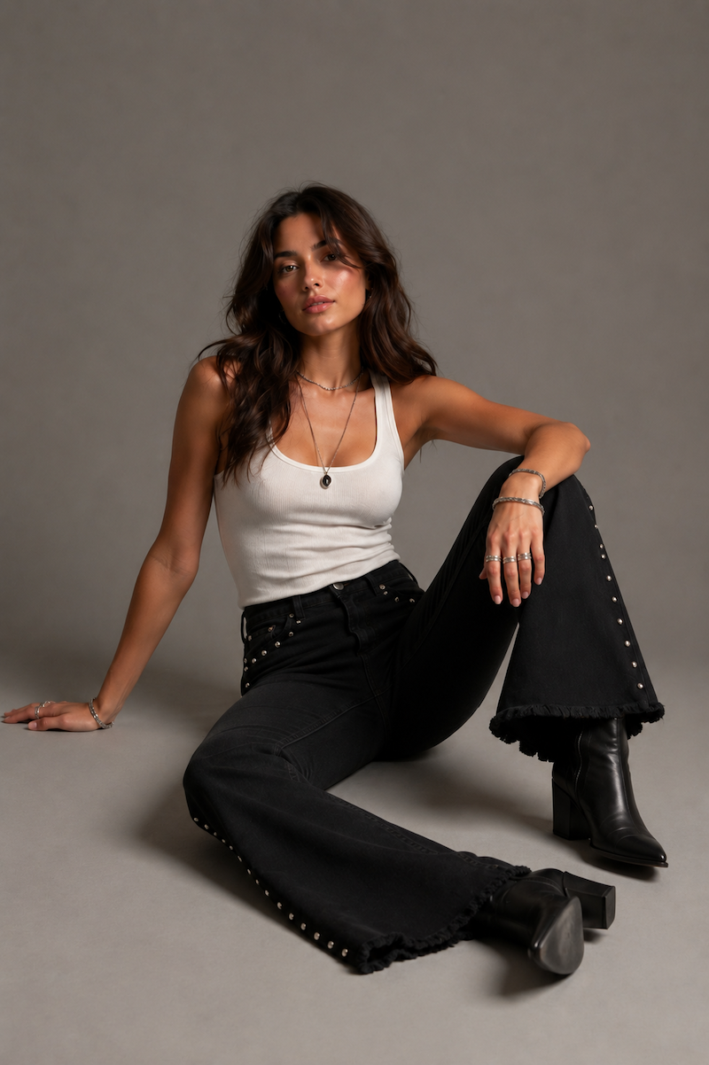 GJG The Stevie Studded Flare