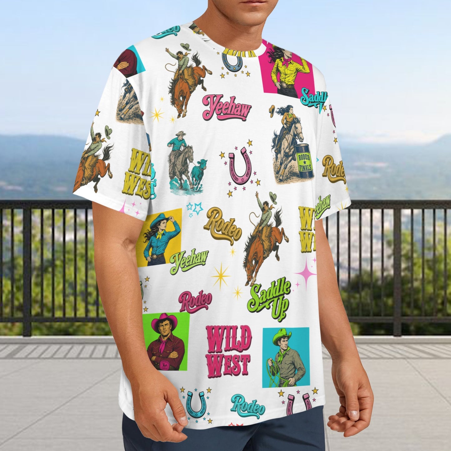 Baha Ranch The Last Roundup Oversized T Shirt