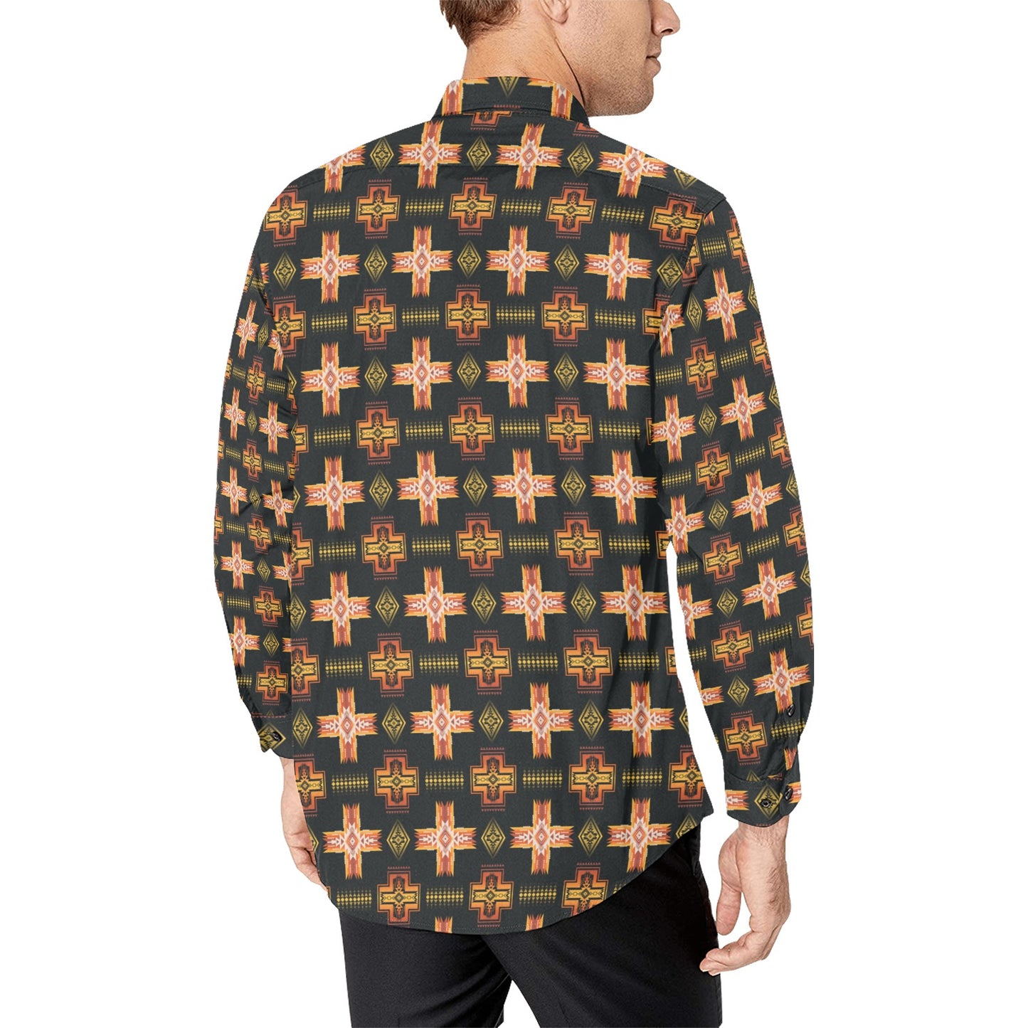 Fire Aztec Unisex Western Shirt