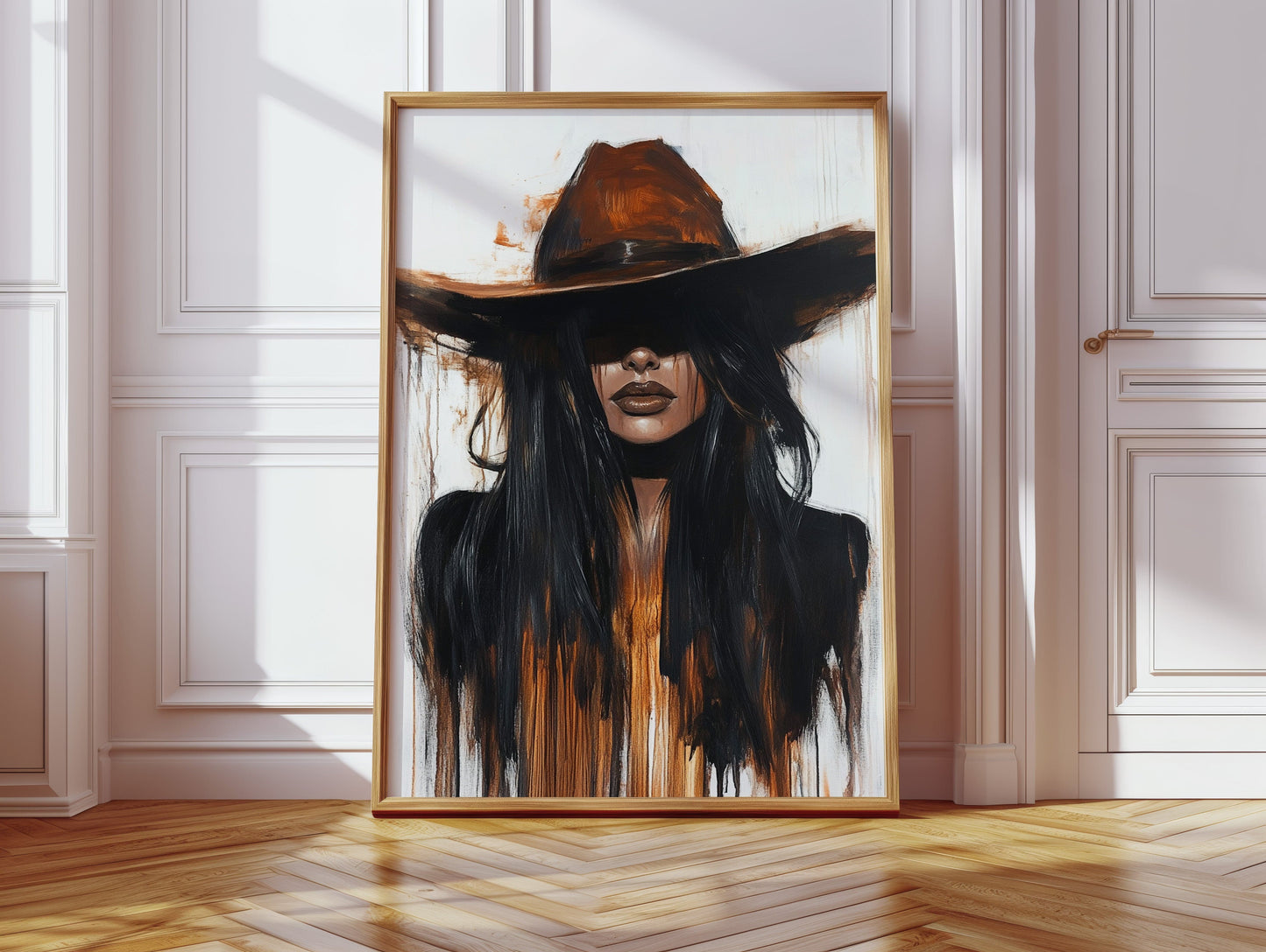 Midnight Dust – Western Cowgirl Wall Art