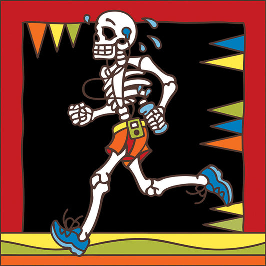Day of the Dead Jogger Tile