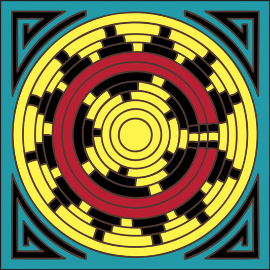 Navajo Wedding Basket Tile