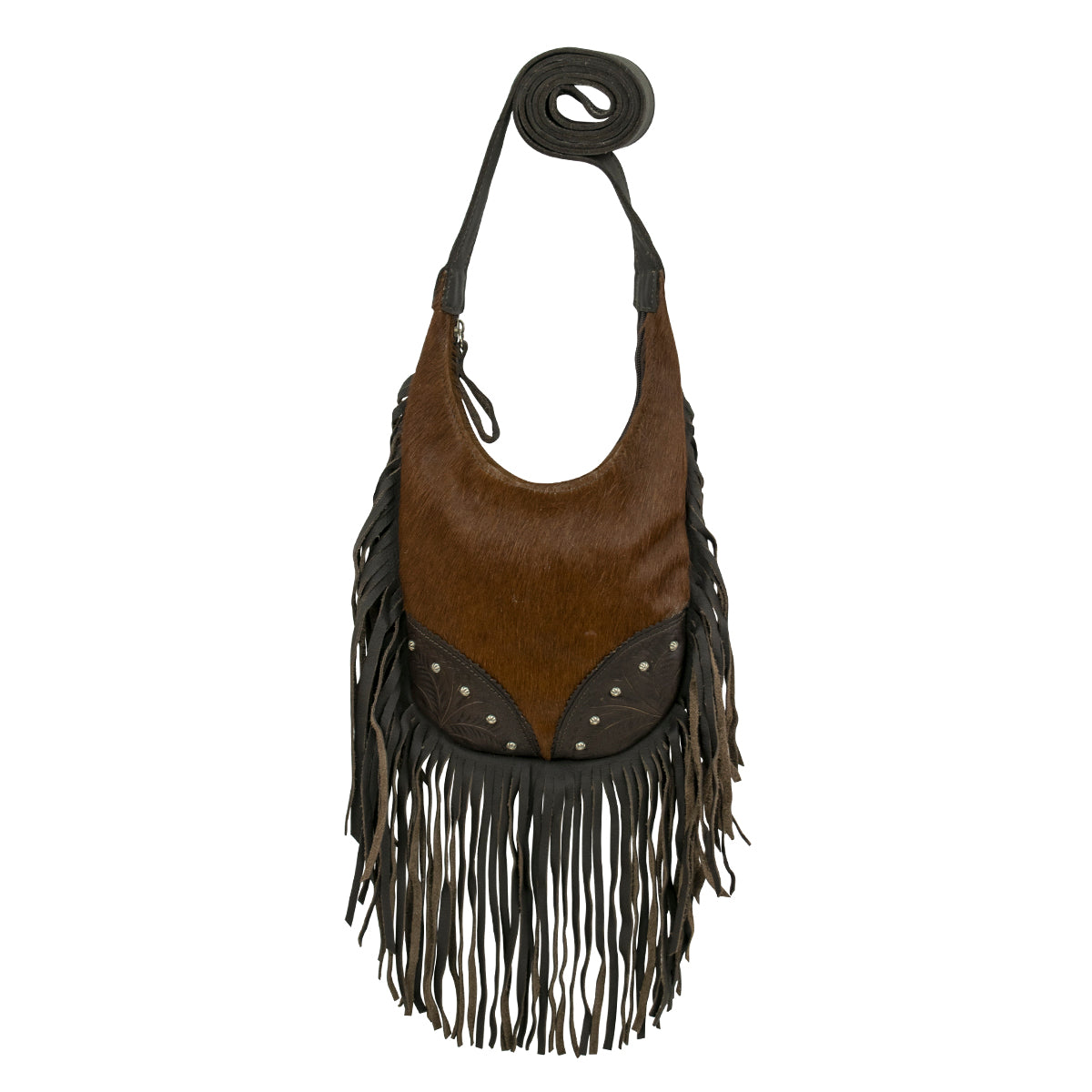 American West Handbags Fringed Cowgirl Hobo Crossbody
