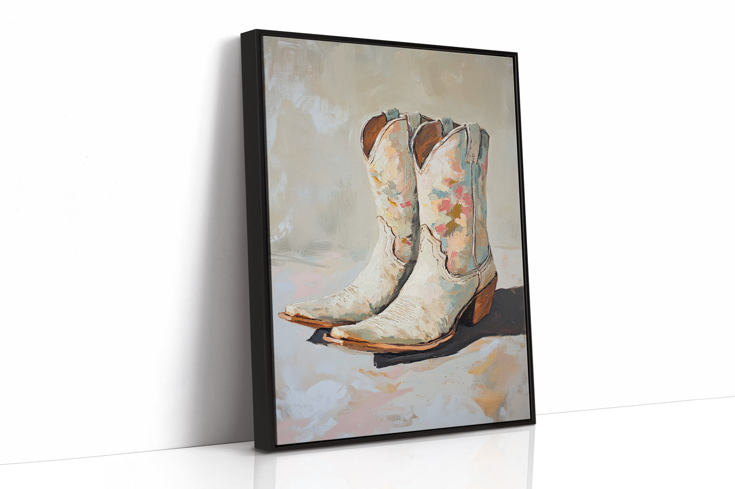 Painted Soles: Floral Cowgirl Boots