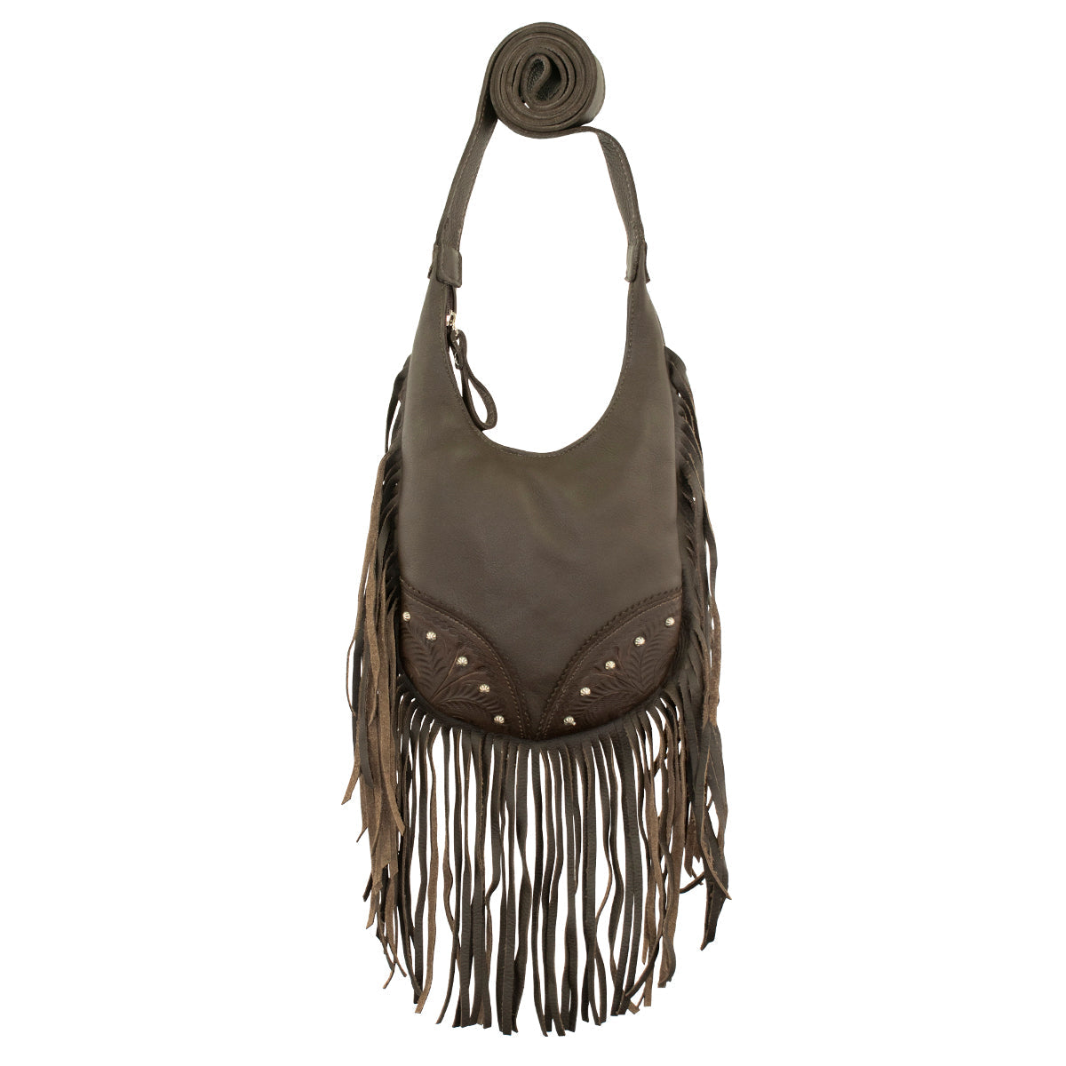 American West Handbags Fringed Cowgirl Hobo Crossbody