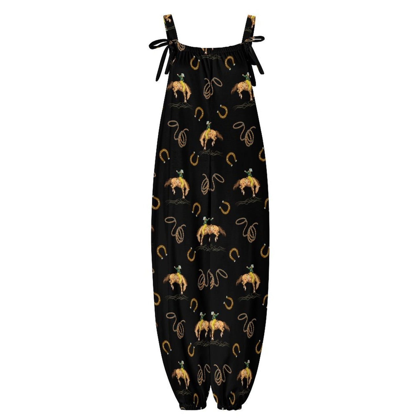 Baha Ranch Rodeo Cowboy Overalls Jumpsuit