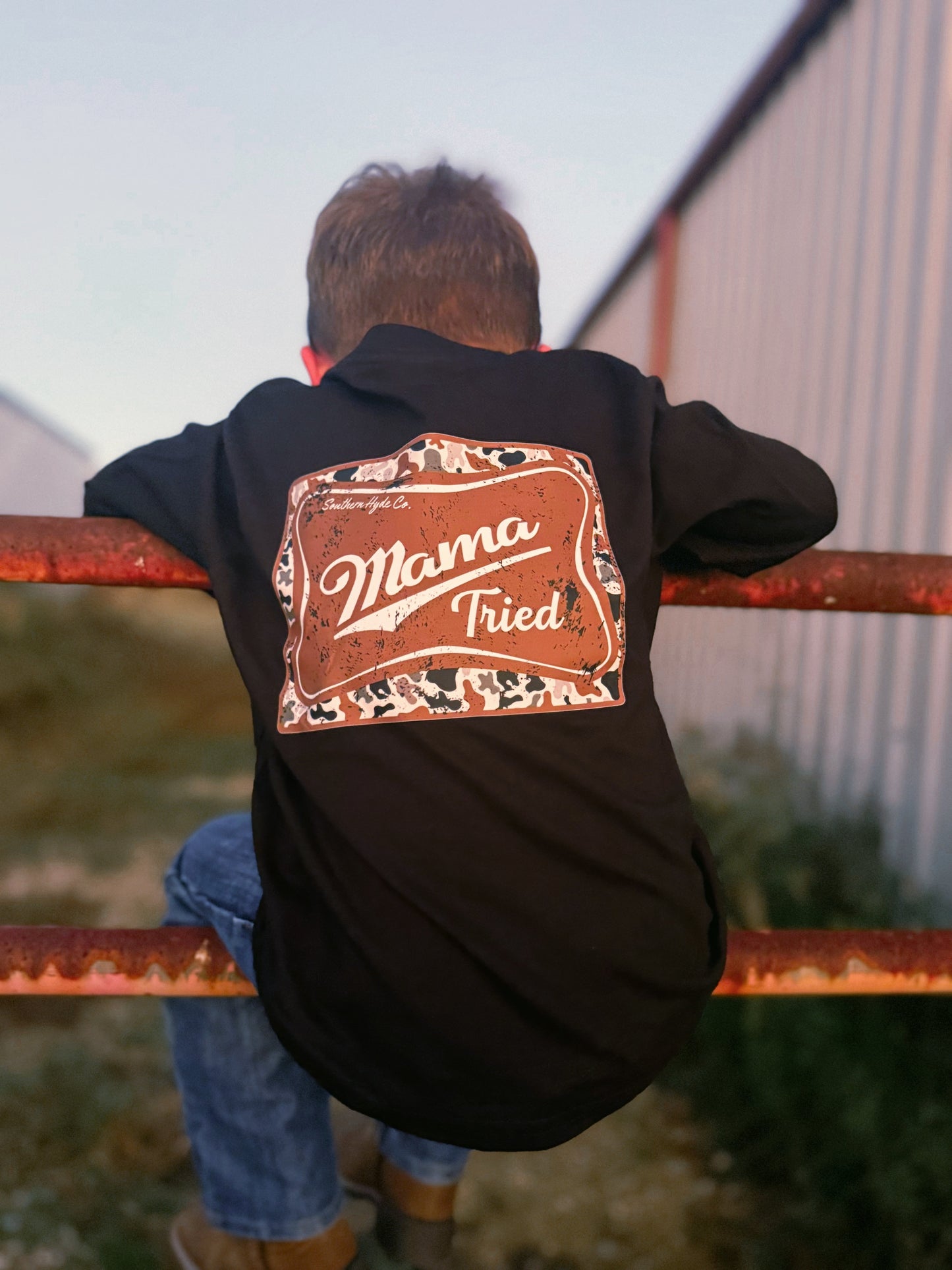 Mama Tried Long Sleeve Tee Available in childrens and adults