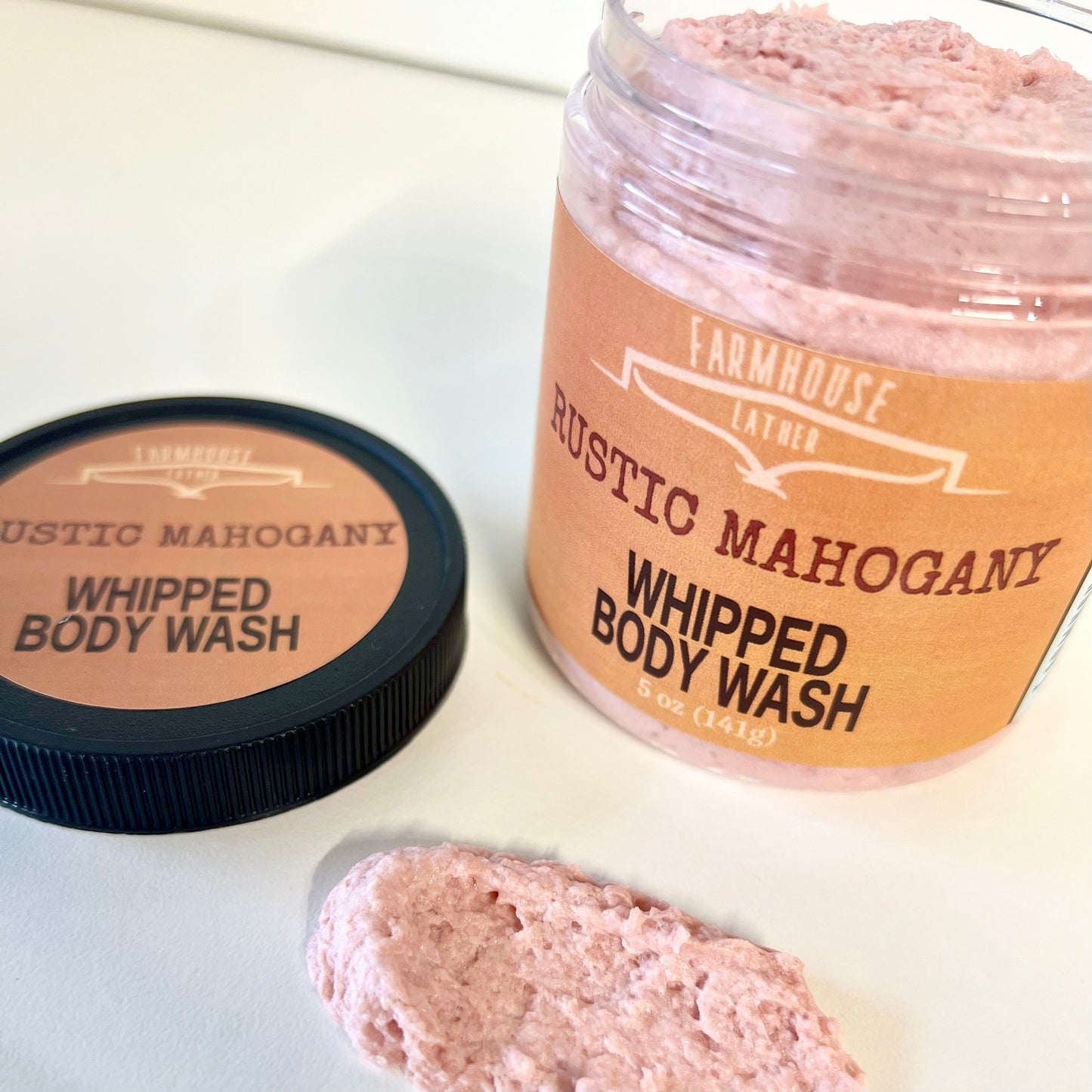 Farmhouse Lather Rustic Mahogany