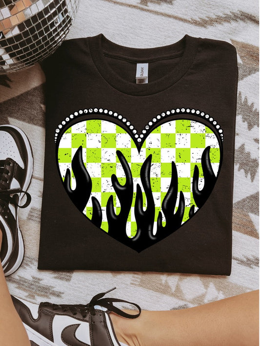 Edgy Heart Graphic Tee