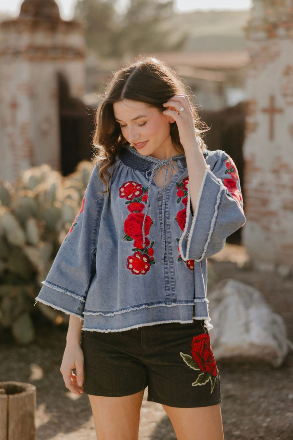 Rodeo Quincy Ryder Rose Shorts