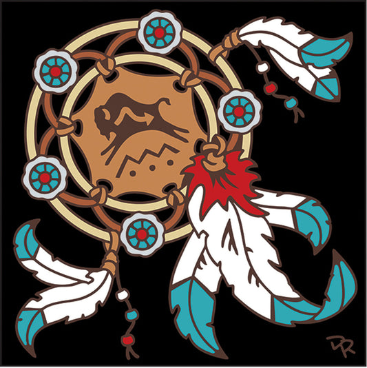 Buffalo Dreamcatcher Tile