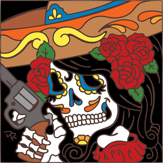 Day of the Dead Bandita Tile