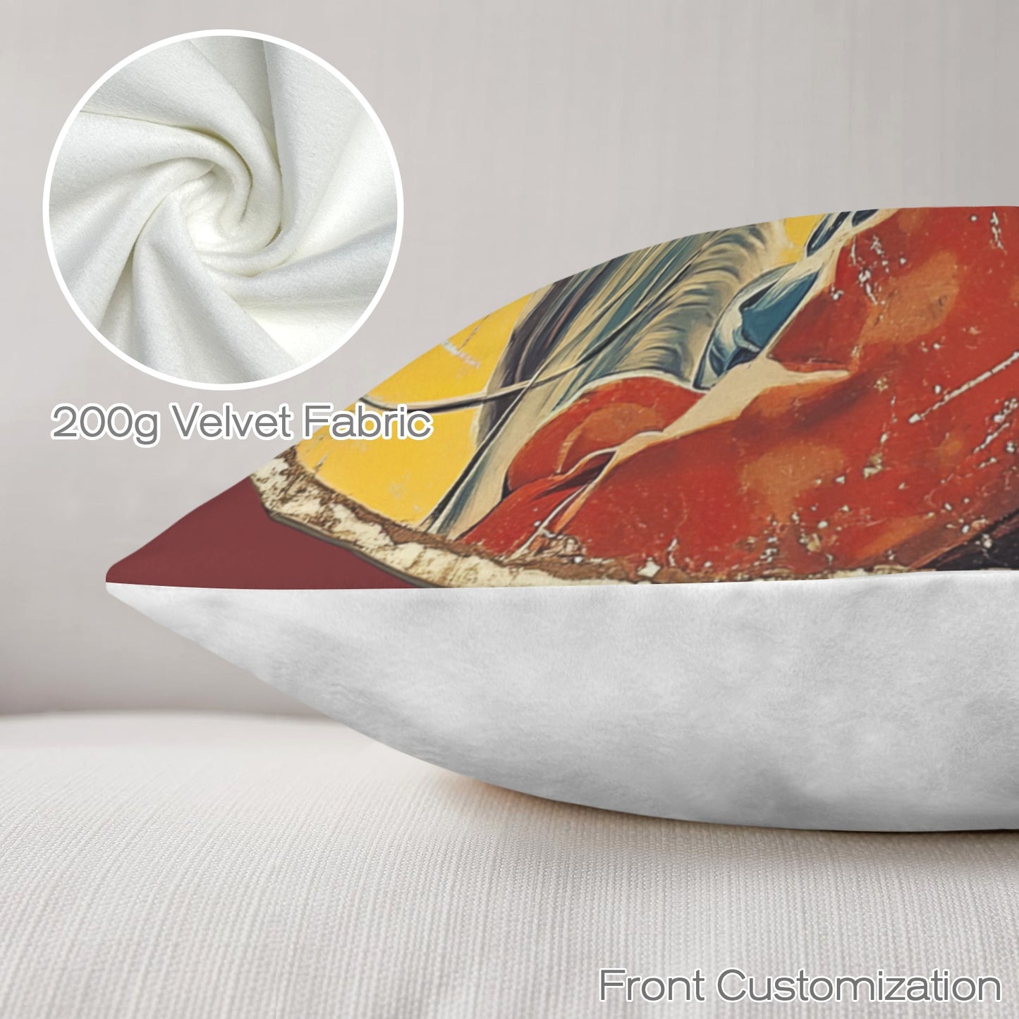 Baha Ranch Howdy Velvety Soft Pillow Case Made in America