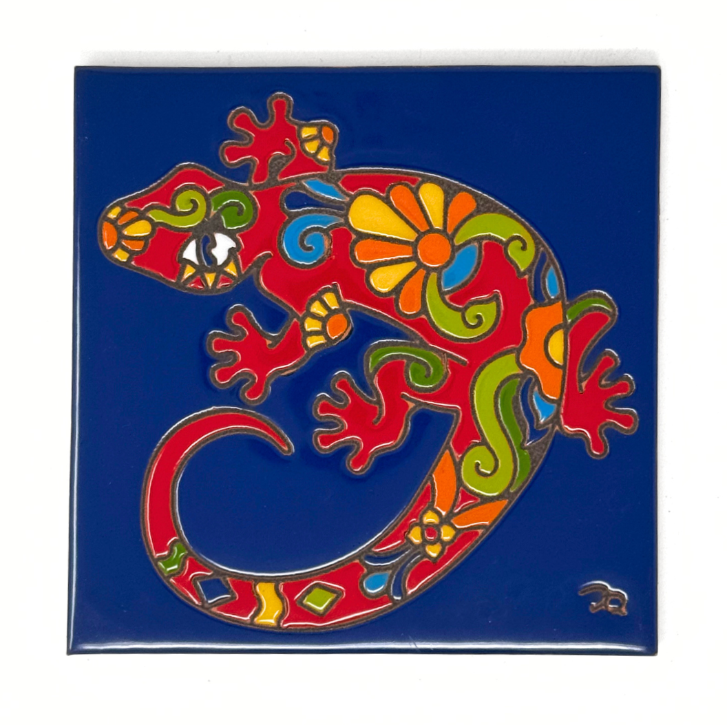 Talavera Lizard Tile