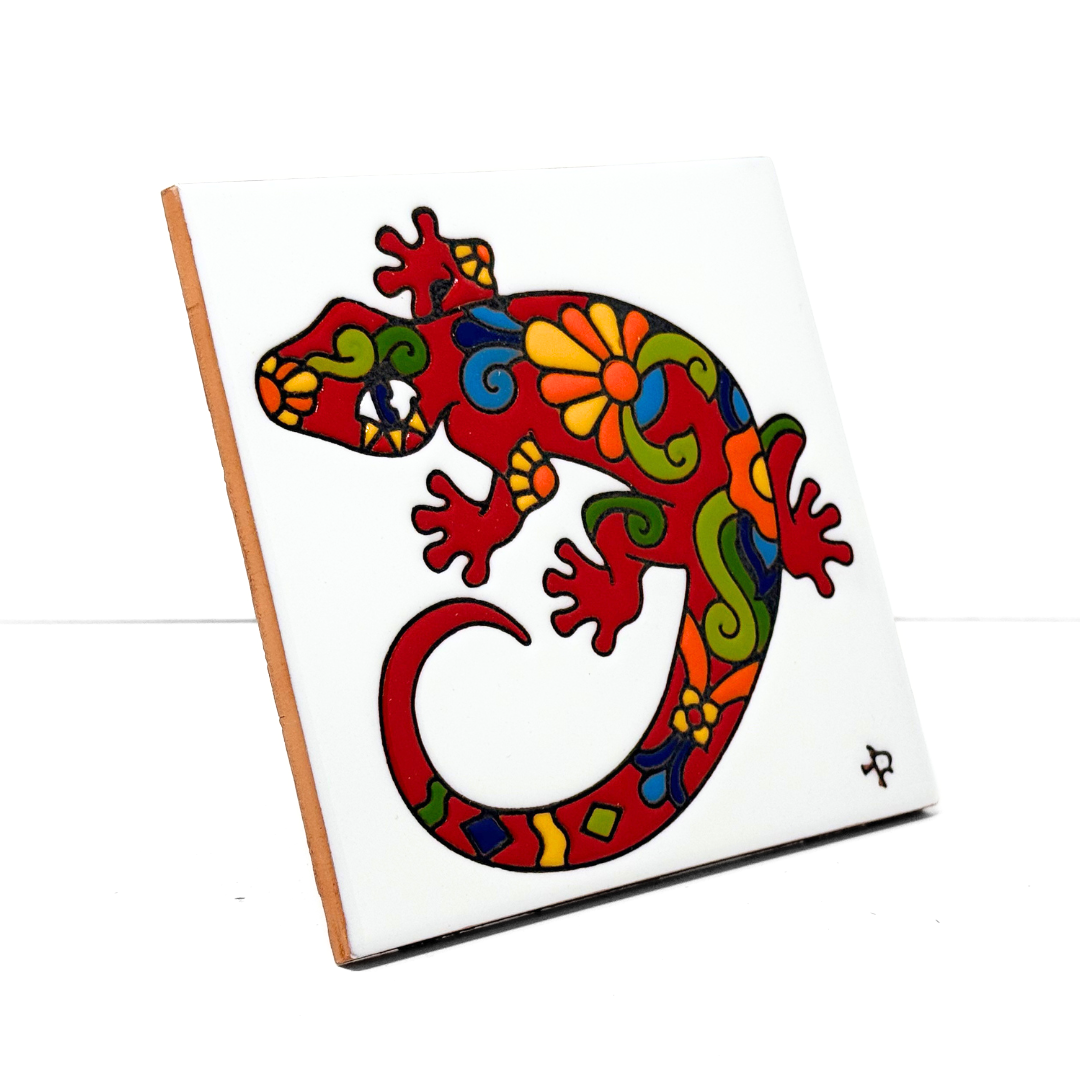 Talavera Lizard Tile