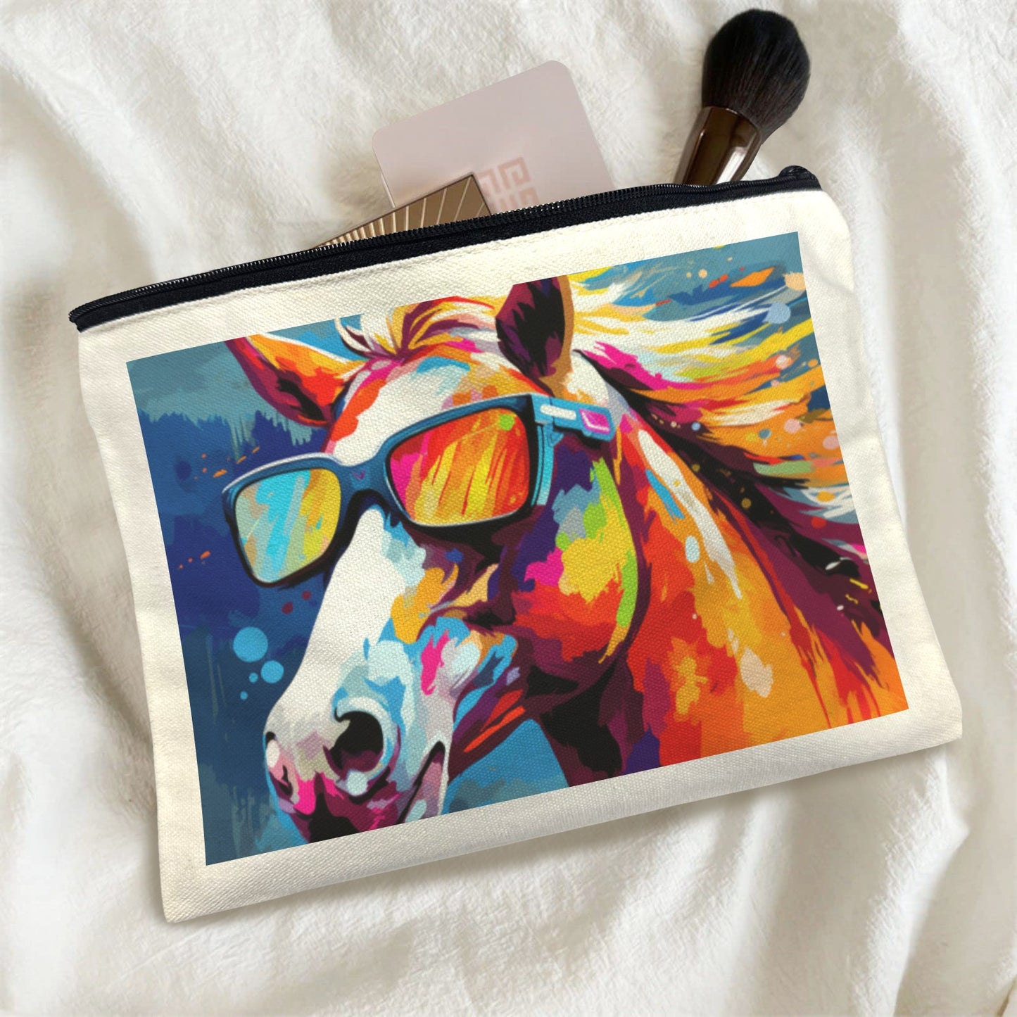 Baha Ranch Cool Horse Cosmetic Bag Pack of 5 Made in America