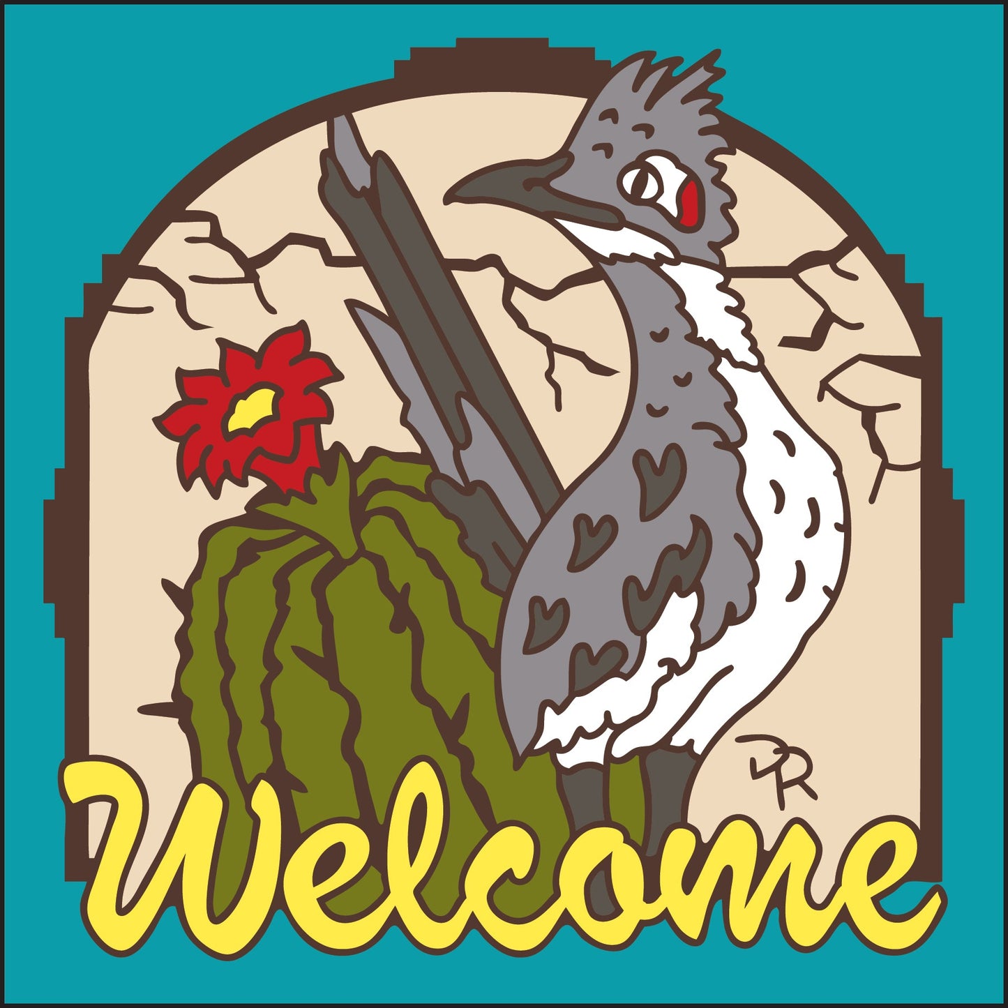 Welcome Roadunner Tile