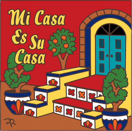Mi Casa es Su Casa - Talavera Stair Steps Stile
