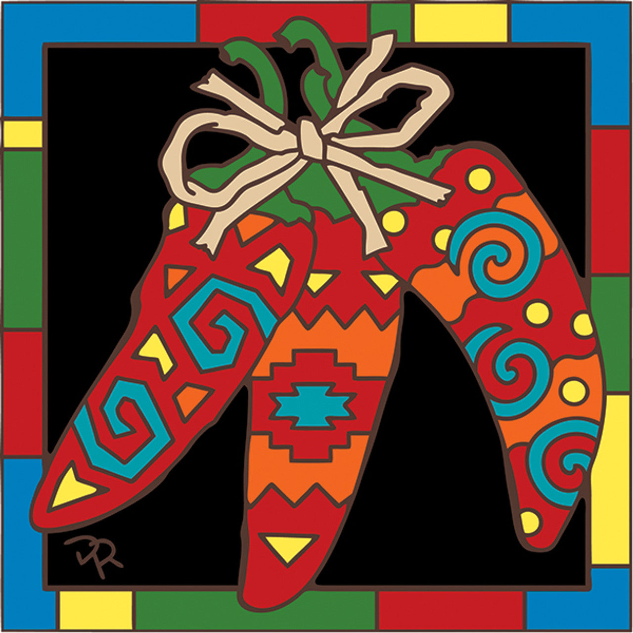Southwest Styled Chilis Tile