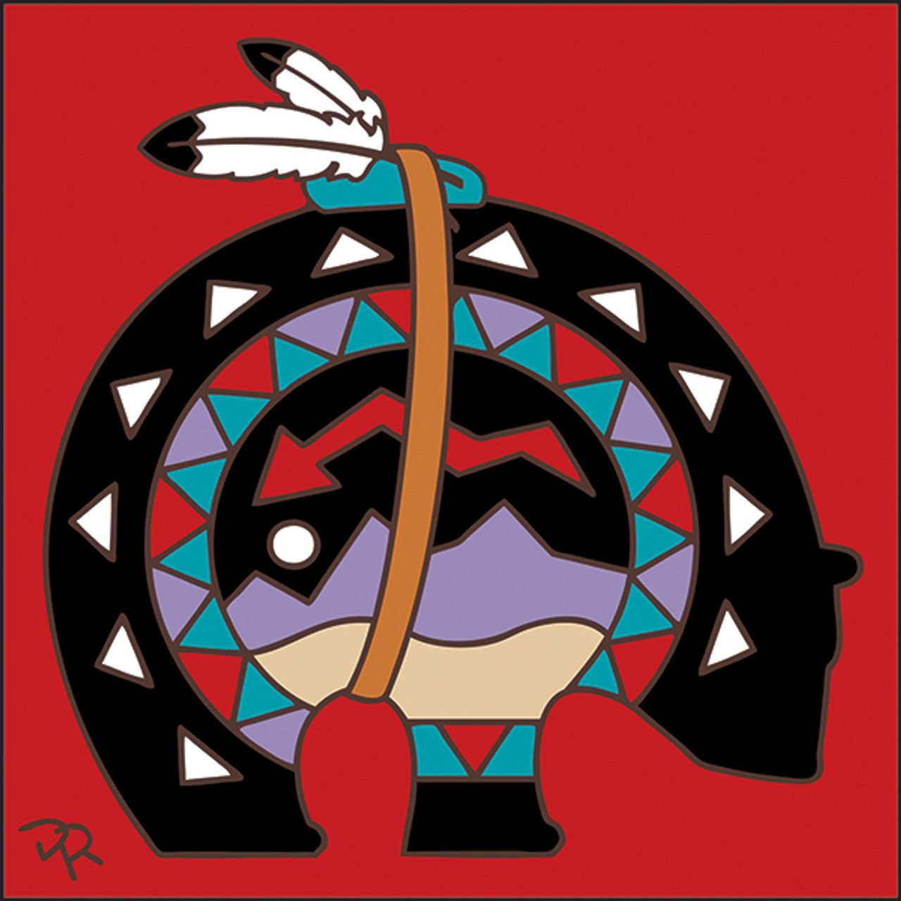 Moon Bear Fetish Tile