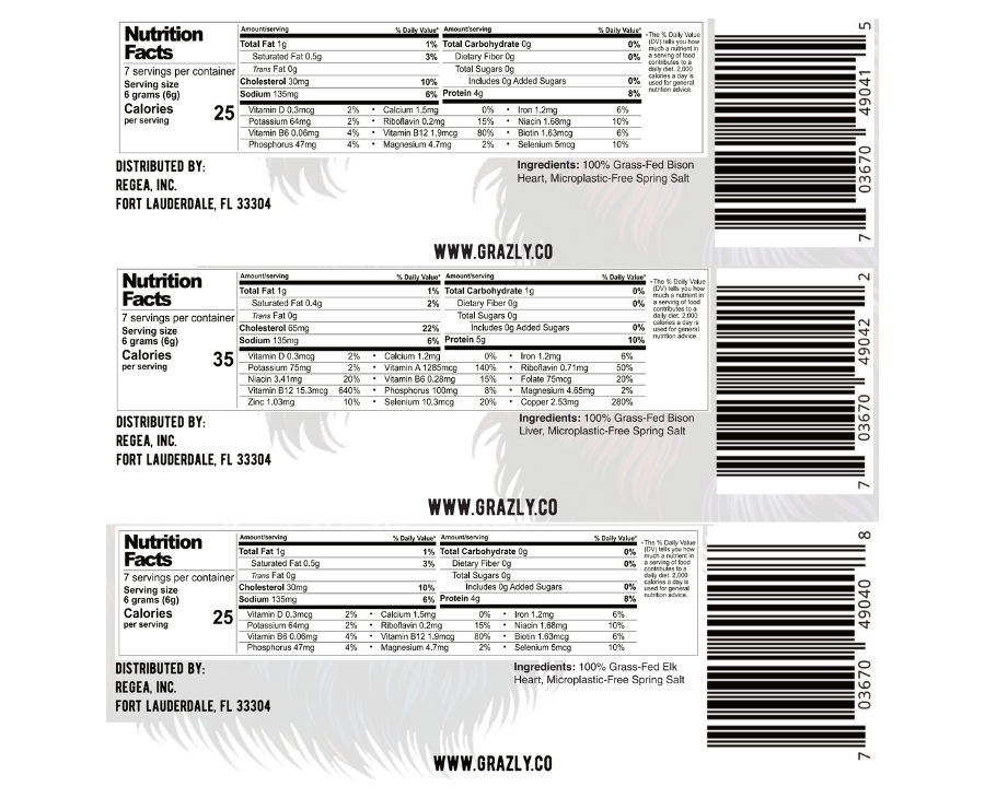 Grazly Carnivore Variety Pack - Meat & Salt