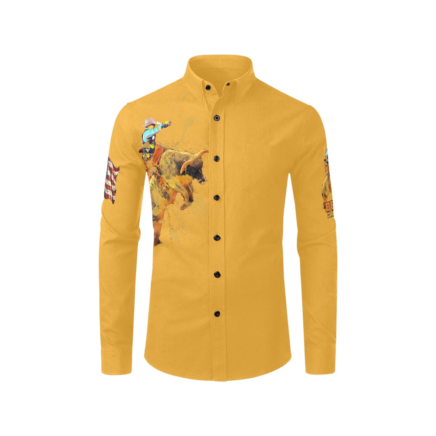 Custom Bull Rider Western Button Up Shirt