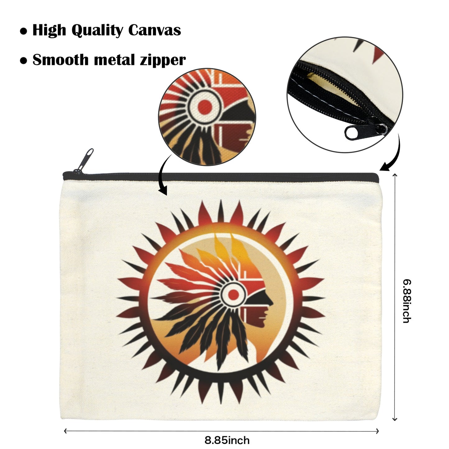 Native Sun Cosmetic Bag Pack of 5 Made in America