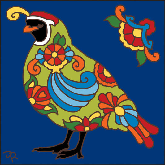 Talavera Quail Tile