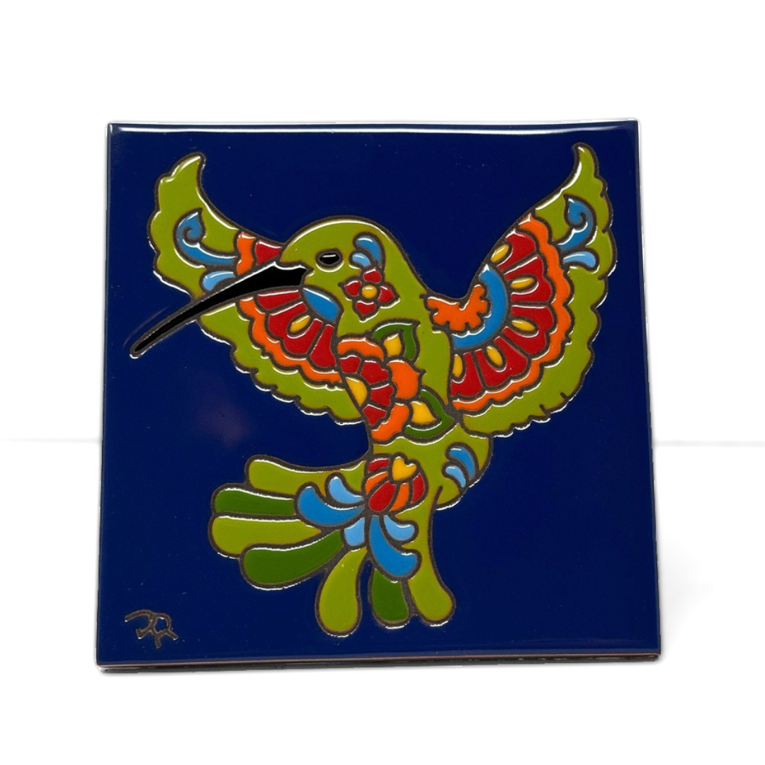 Talavera Hummingbird Tile