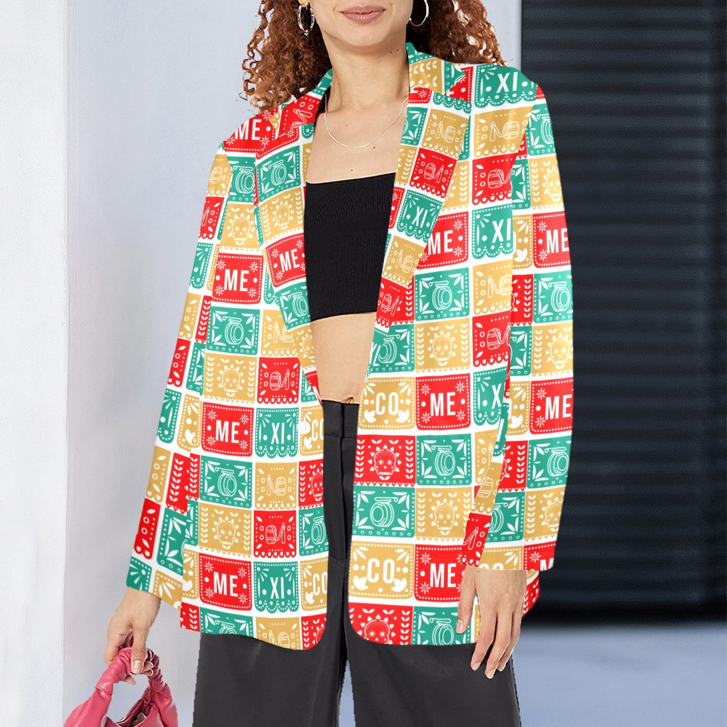 Colores De Mexico Picado Party Blazer