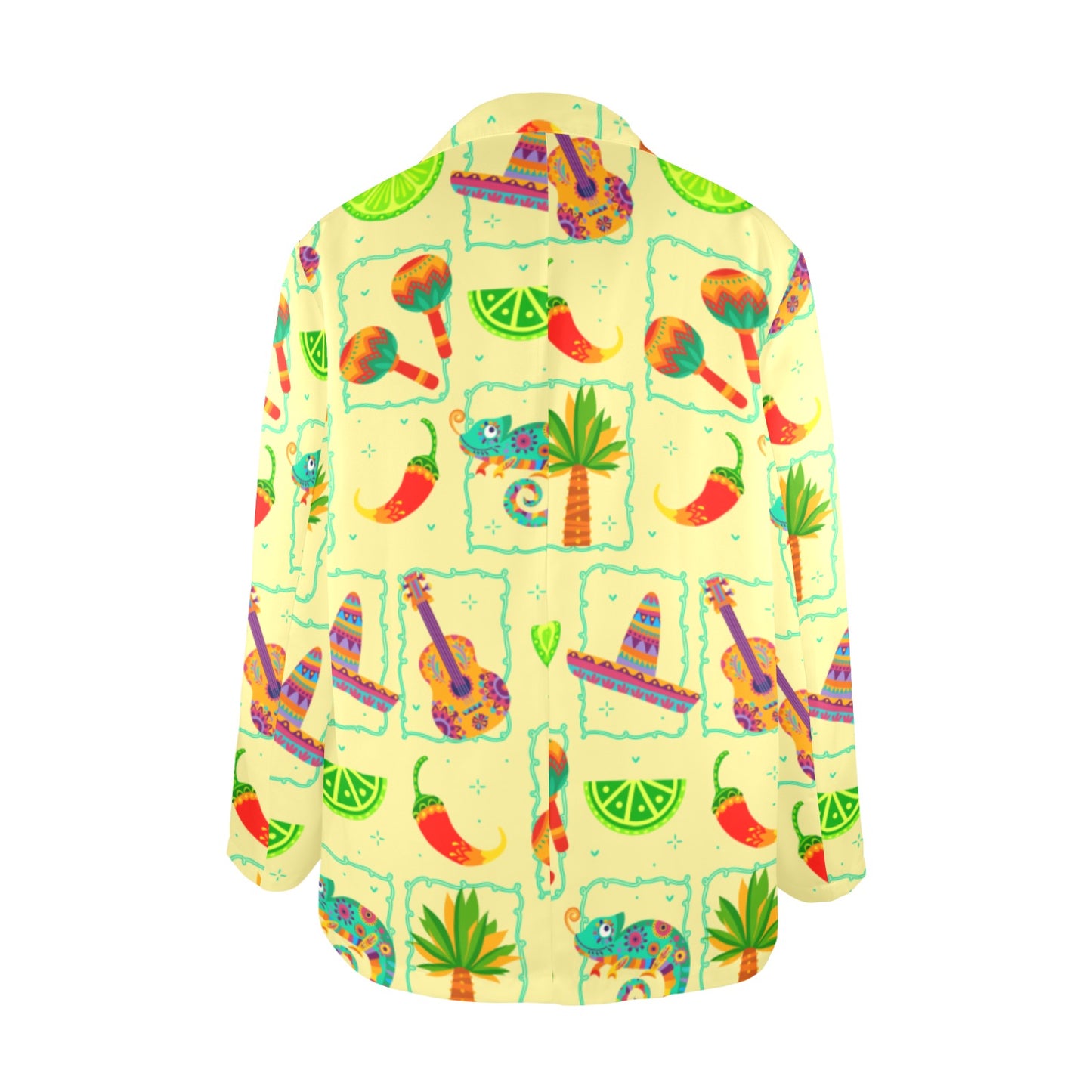 Colores De Mexico Festival Blazer Women's Blazer