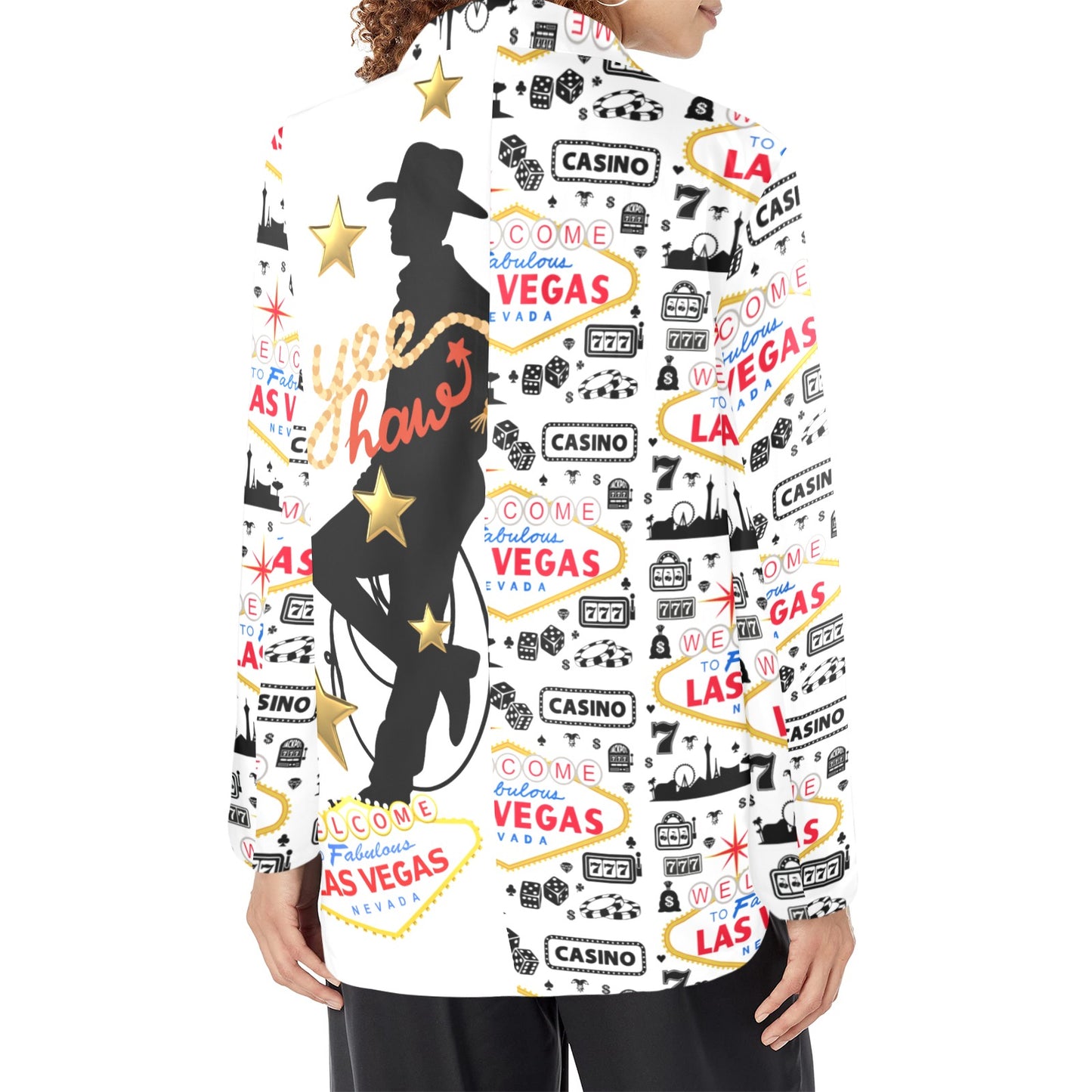 Yeehaw Cowboy Vegas Women's Western Blazer