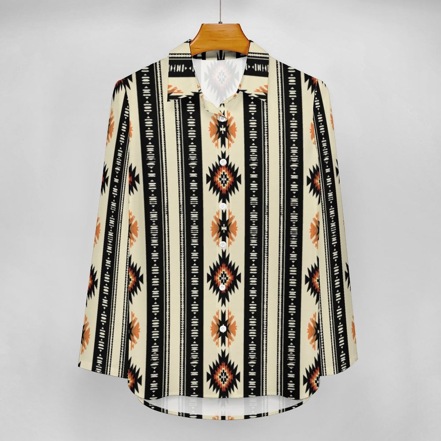 Colores de Mexico Southwestern Aztec Button Up Shirt