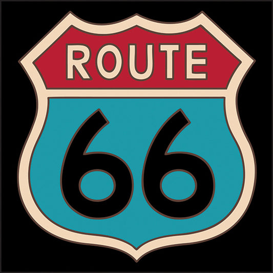 Route 66 Sign Tile